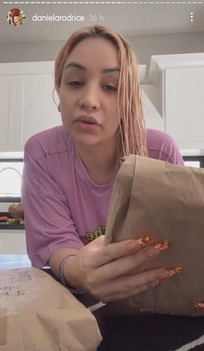 Daniela Rodrice comienza dieta.