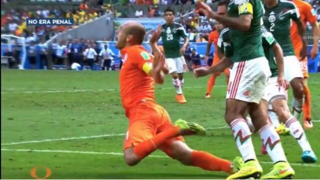 Robbe a la hora de la polémica acción.