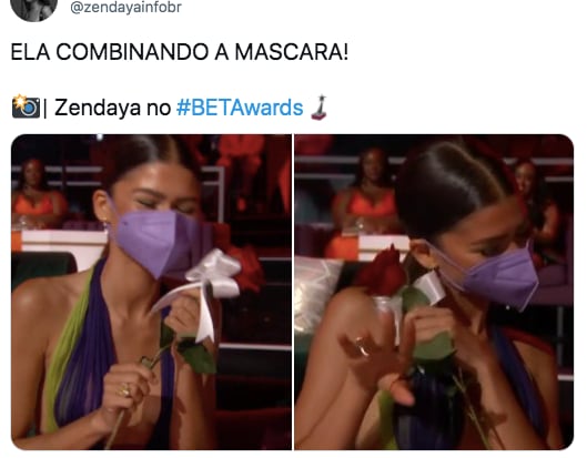 Zendaya se luce en los BET 2021