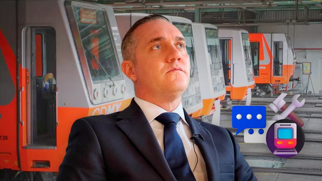 “Hay trenes viejitos”: Rubalcava reconoce fallas en el Metro CDMX