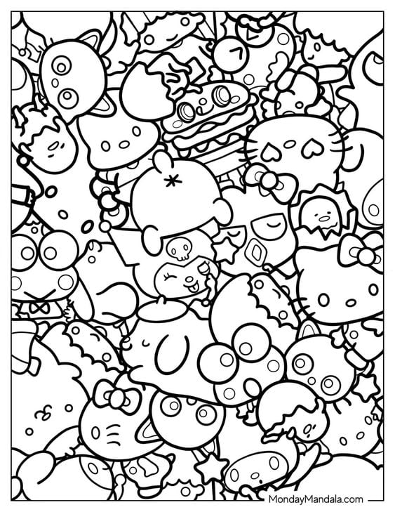 Dibujo de Hello Kitty