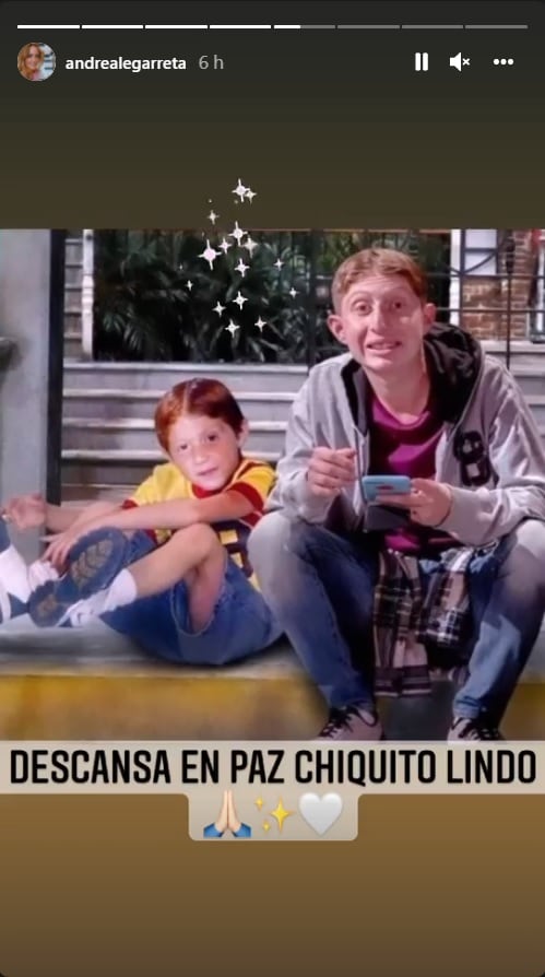 Andrea Legarreta lamenta la muerte de Octavio Ocaña, Benito de Vecinos