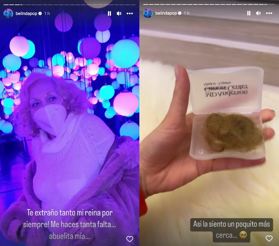 Belinda atesora un recuerdo de su abuela