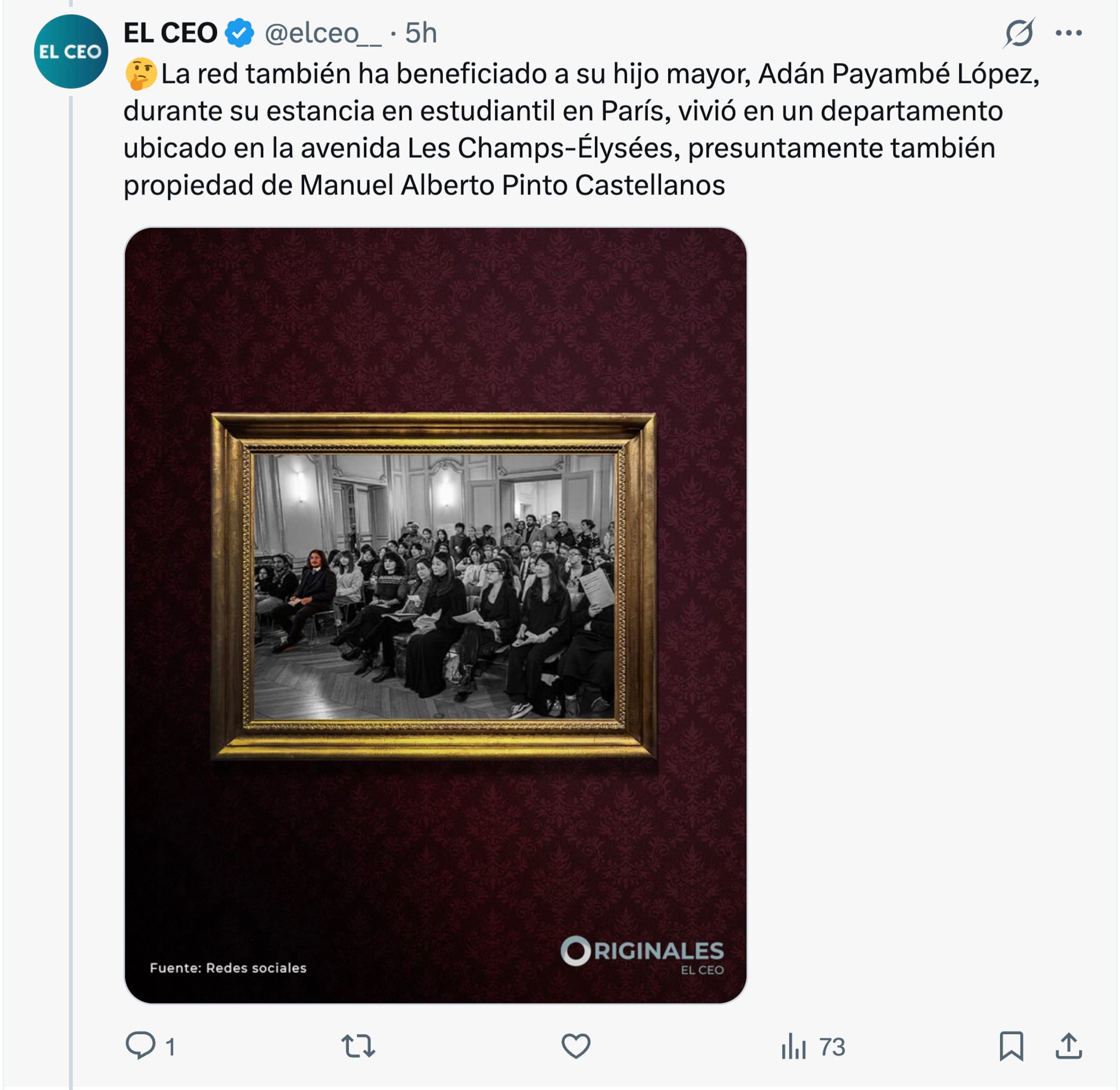 Hijo de Adán Augusto López bajo investigación