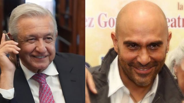 AMLO y Héctor Suárez Gomís