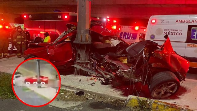 Choque del Camaro en Tlalpan