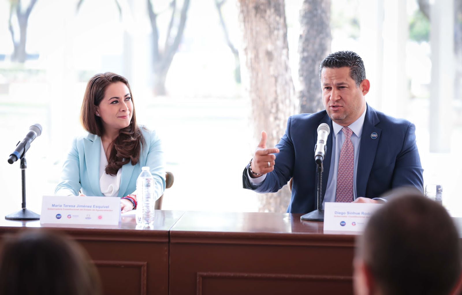 Diego Sinhue y Tere Jiménez