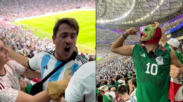 El Escorpión Dorado exhibe a fanático argentino