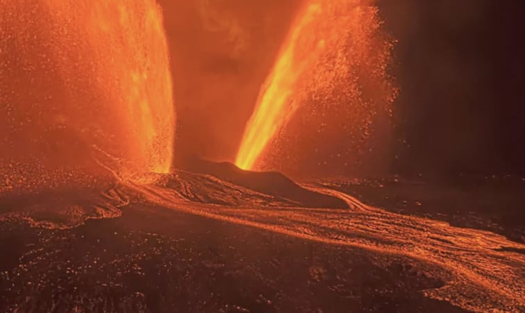 Volcán Kilauea en Hawái