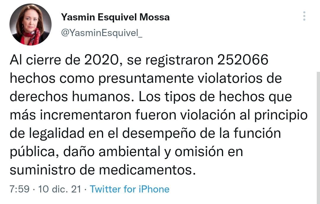 Yasmin Esquivel Mossa