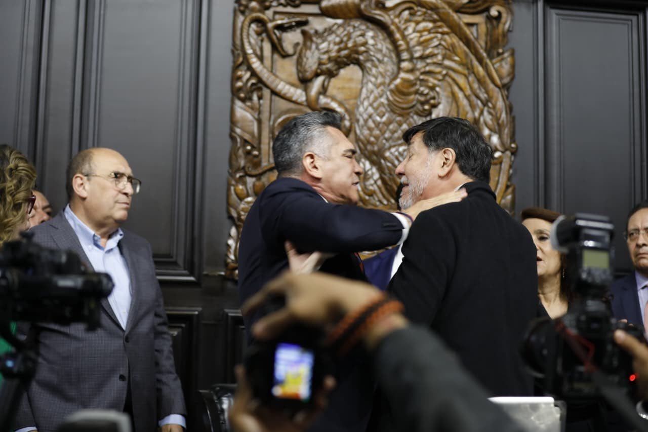 Alejandro Moreno llamó cobarde a Gerardo Fernández Noroña