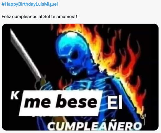Memes del cumpleaños de Luis Miguel