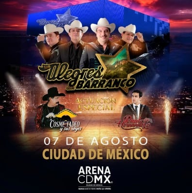 Concierto de Los Alegres del Barranco en Arena CDMX