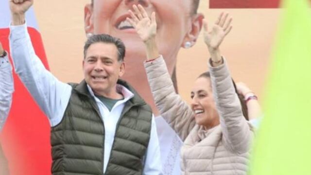 Eugenio Hernández y Claudia Sheinbaum