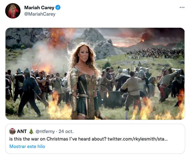 Mariah Carey responde a prohibición de su canción navideña