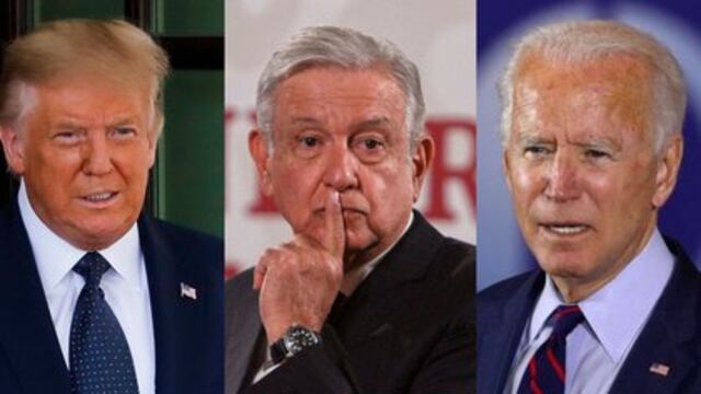 Trump, AMLO y Biden
