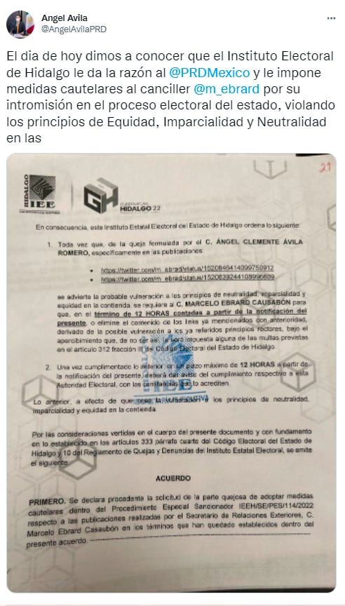 sanción electoral del IEE Hidalgo a funcionarios de Morena