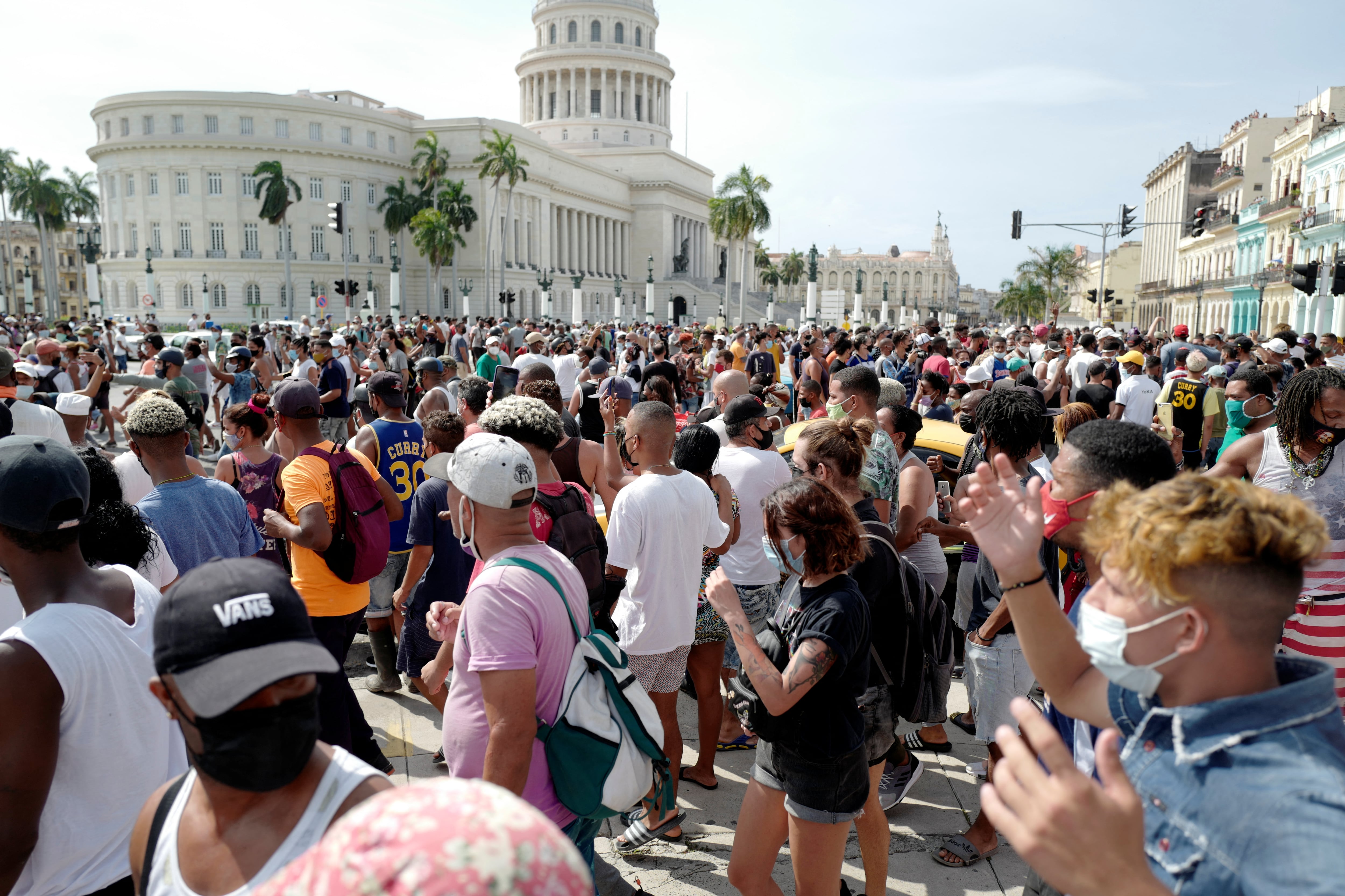 Protestas en Cuba