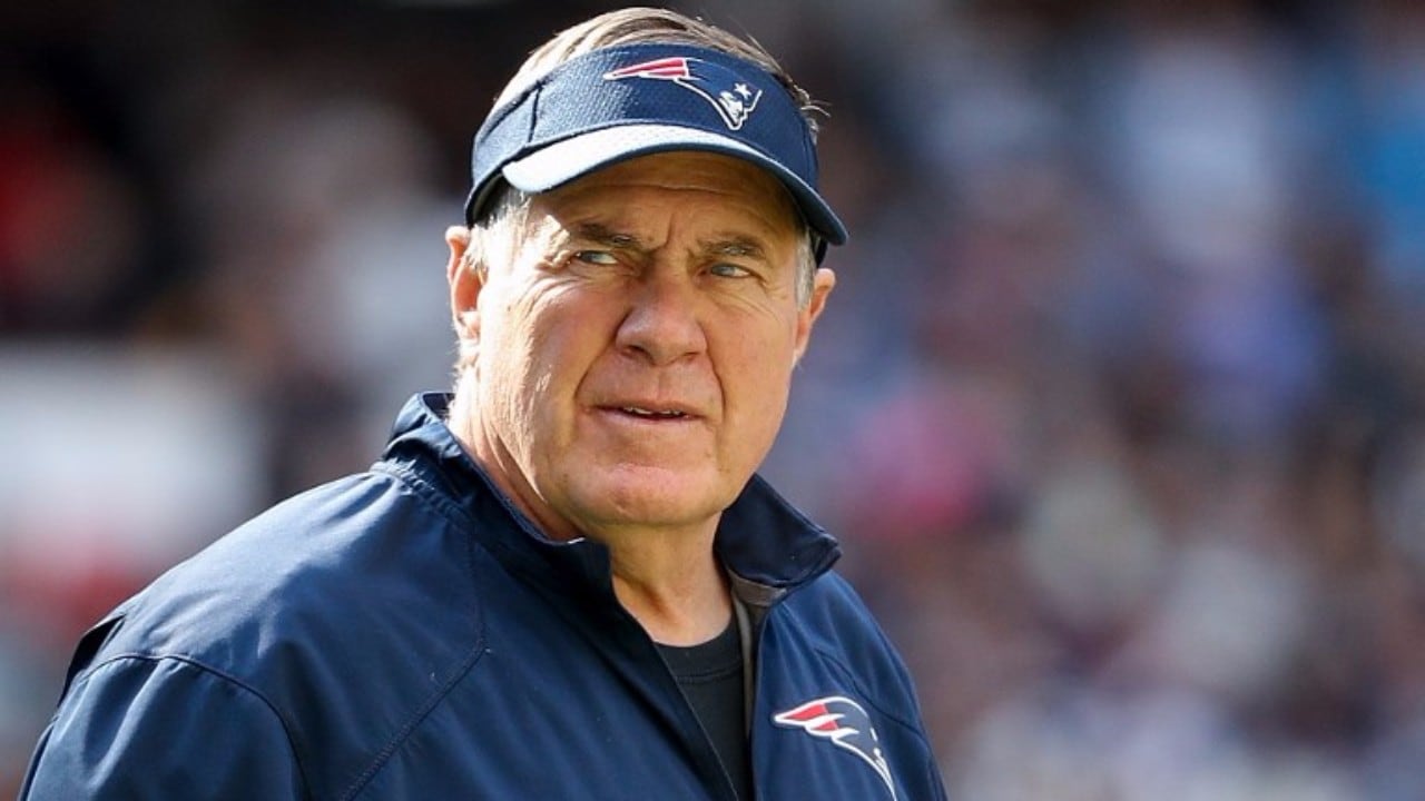 Belichick durante el juego.
