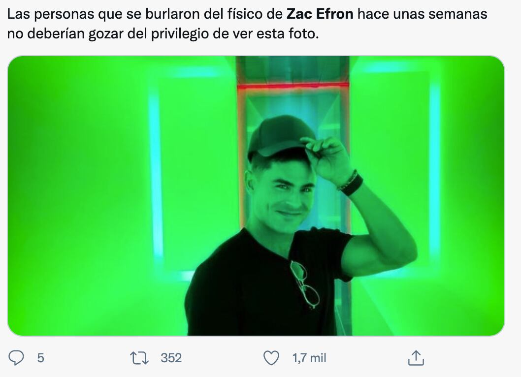 Meme de Zac Efron