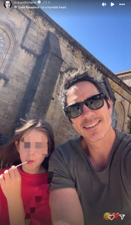 Mauricio Ochmann en su viaje familiar