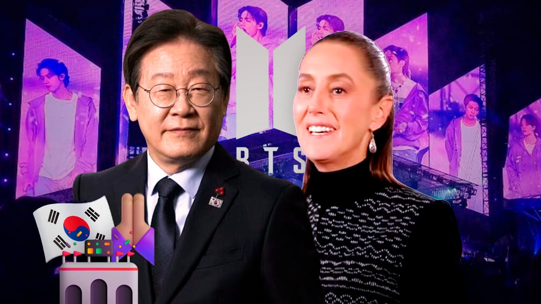 Sheinbaum pide al presidente de Corea del Sur más conciertos de BTS en México