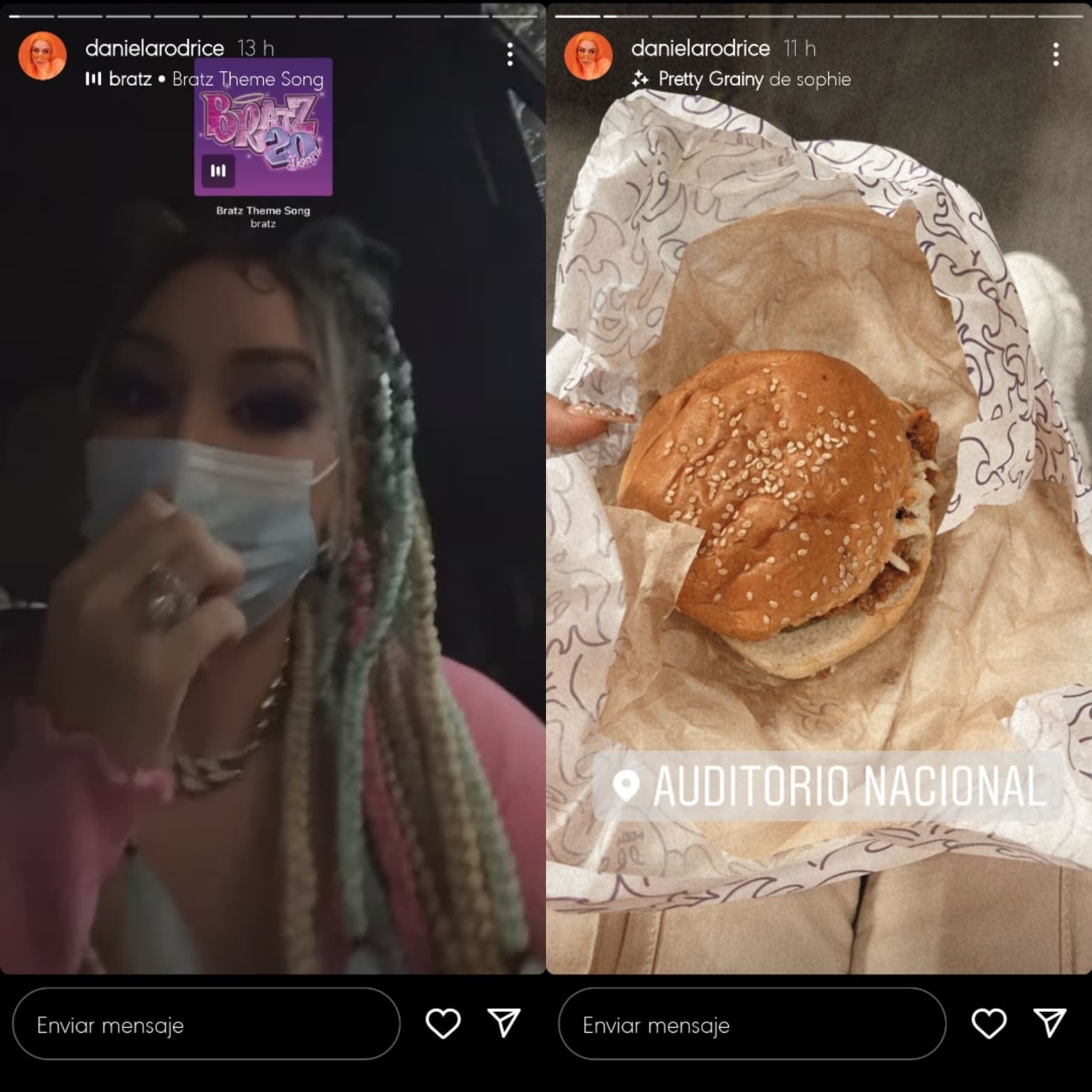 Daniela Rodrice antes de La Cotorrisa.