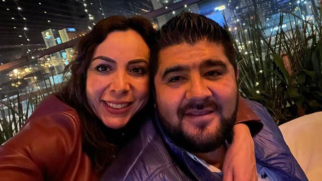 Yulm Rocha y su esposo