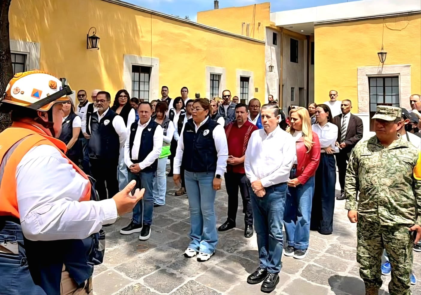 Giovani Gutiérrez llama a fortalecer la prevención durante conmemoración de sismos.