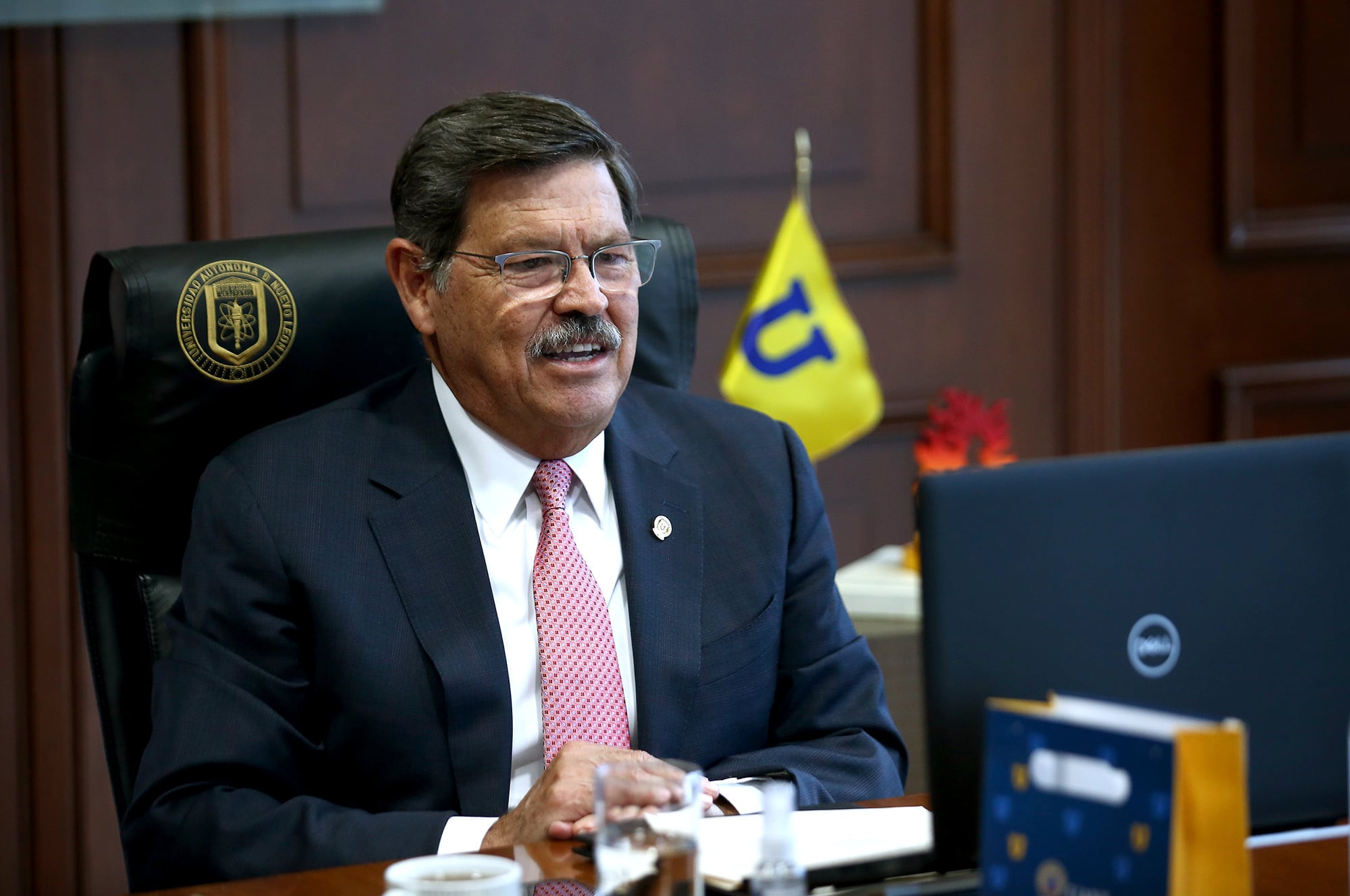 El actual Rector, Rogelio Garza.