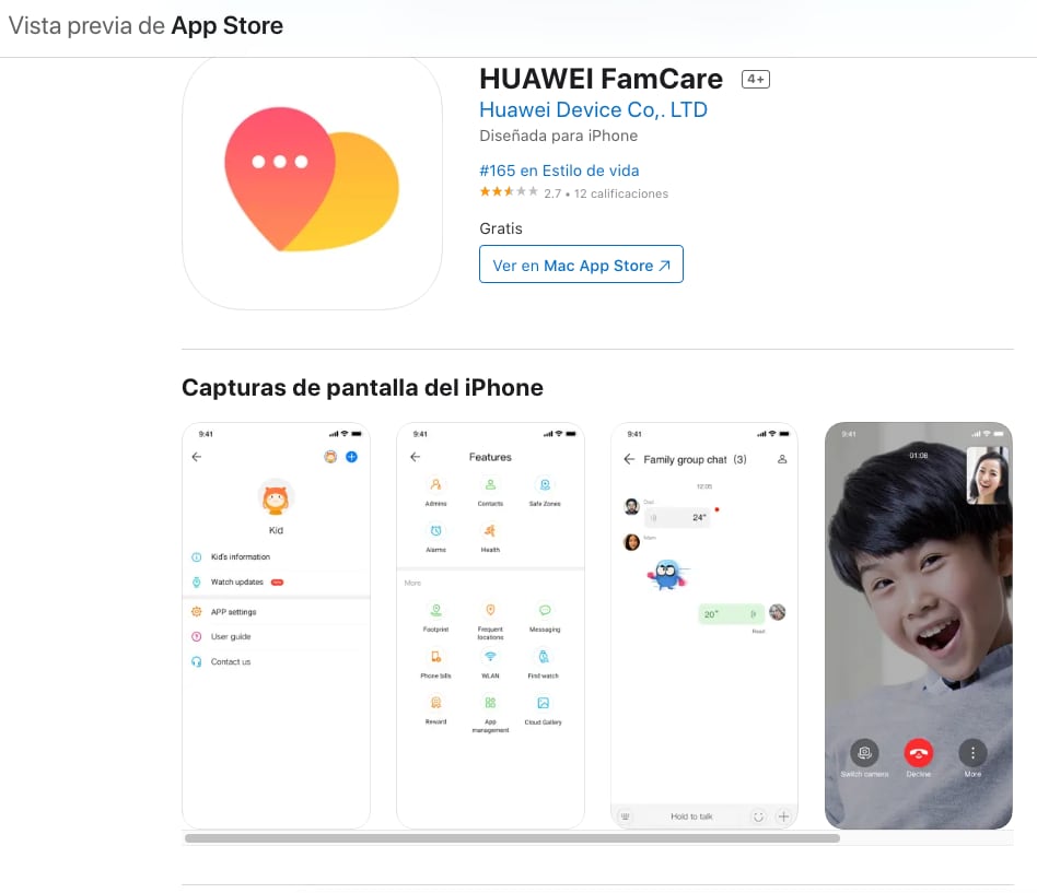 Huawei Famcare