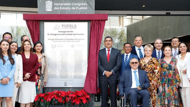 Sergio Salomón inaugura nueva sede del Congreso del Estado de Puebla