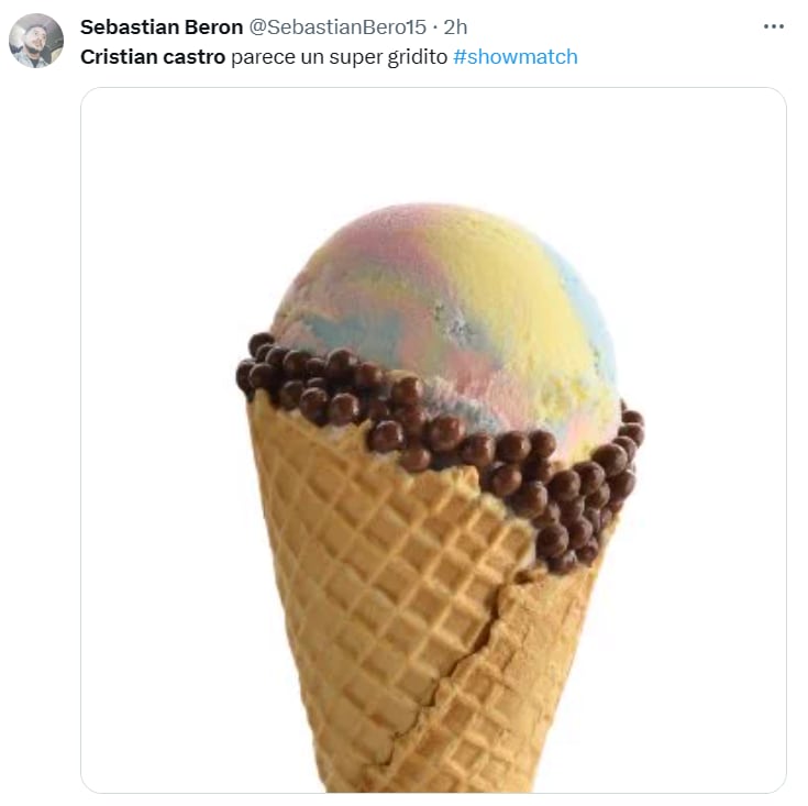 Comparan a Cristian Castro con un helado de chicle