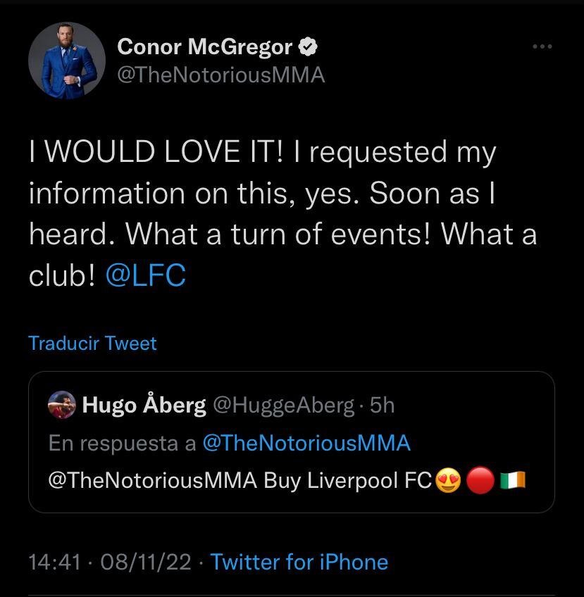 Connor McGregor.