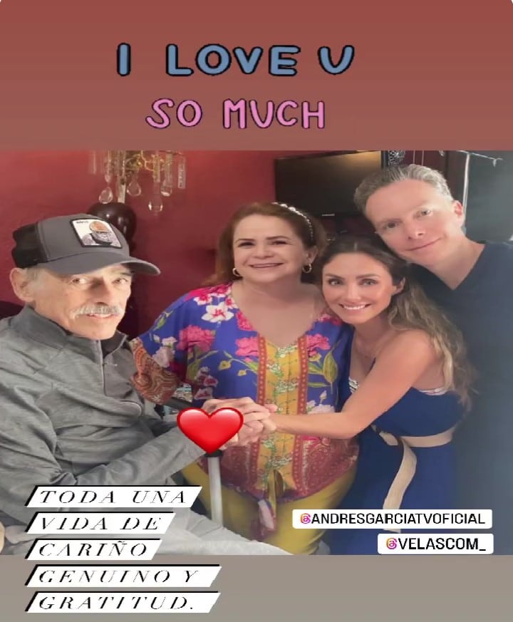 Anahí visita a Andrés García