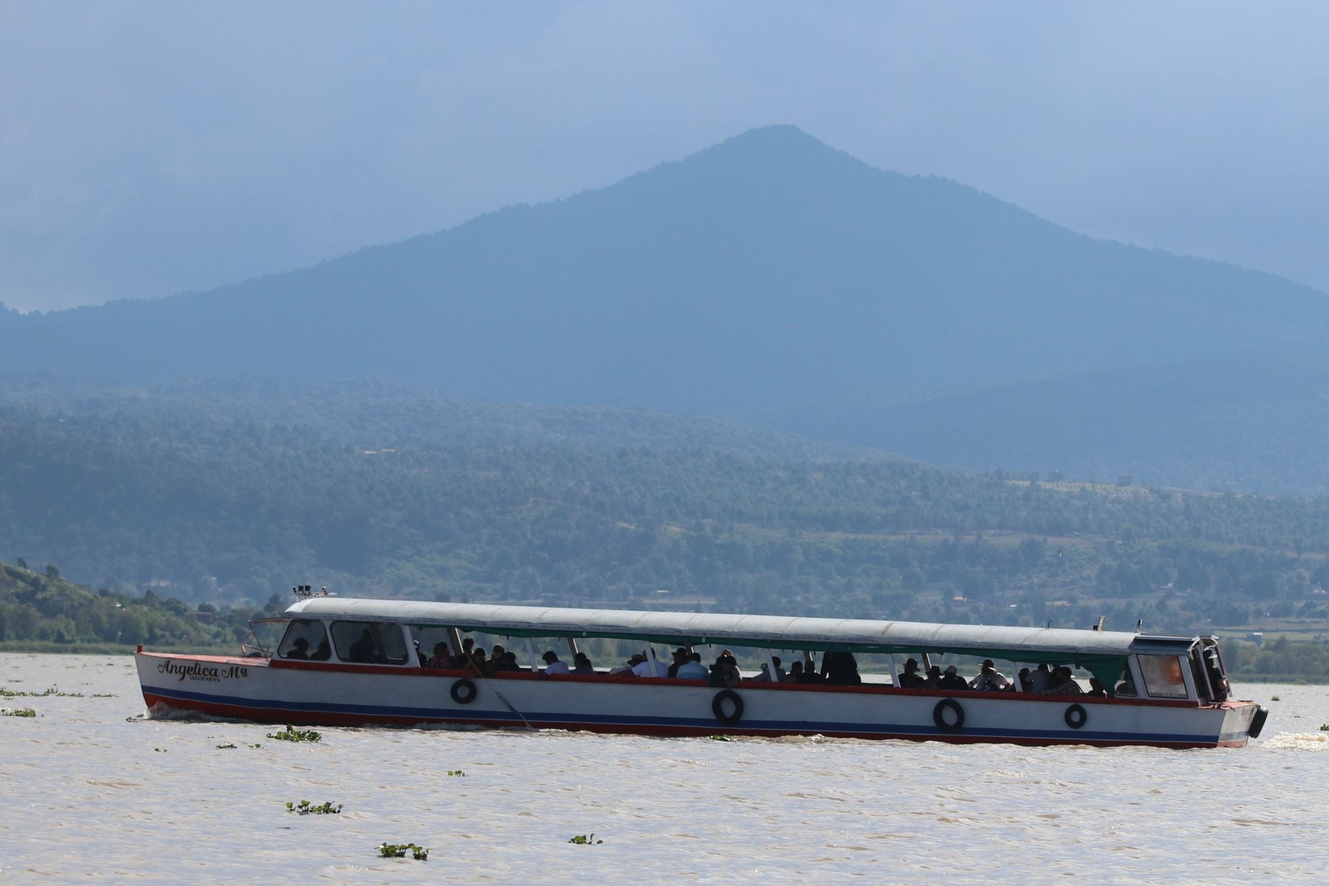Lago de Janitzio antes de secarse