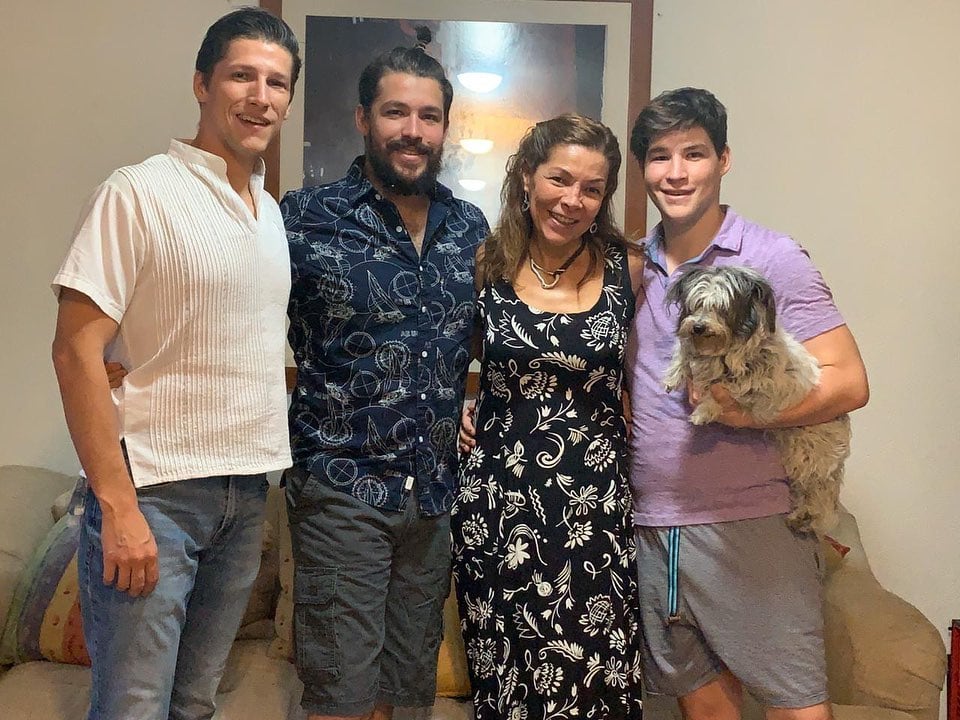 Mary Paz Banquells y sus hijos