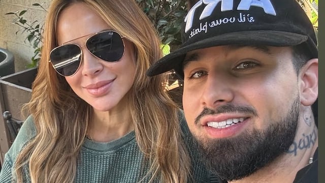 Aylín Mujica junto a su hijo Mauro