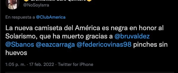 Fans del América se mostraron molestos ante el lanzamiento del nuevo uniforme.