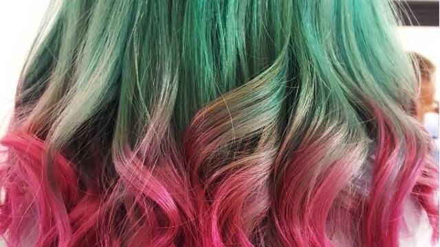 ¿Teñirías así tu cabello?