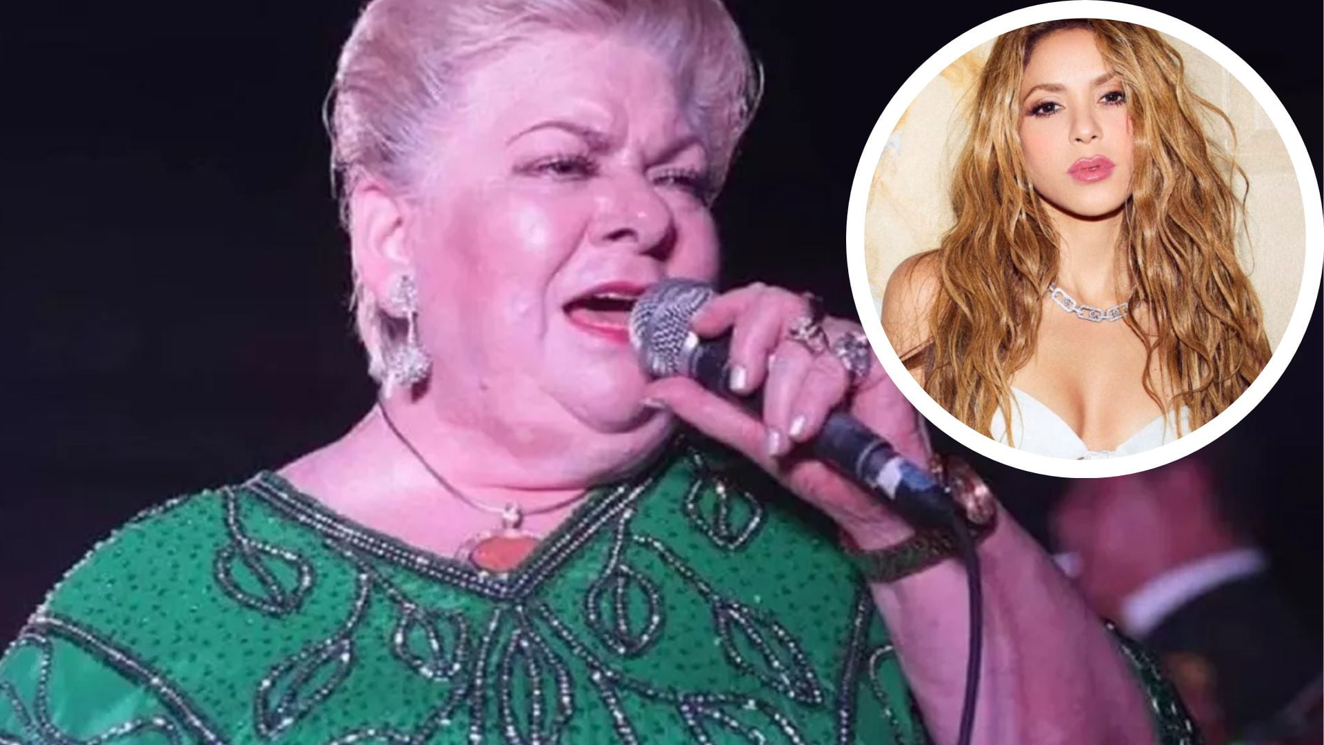 Paquita la del Barrio le tendió la mano a Shakira, pero la colombiana la ignoró
