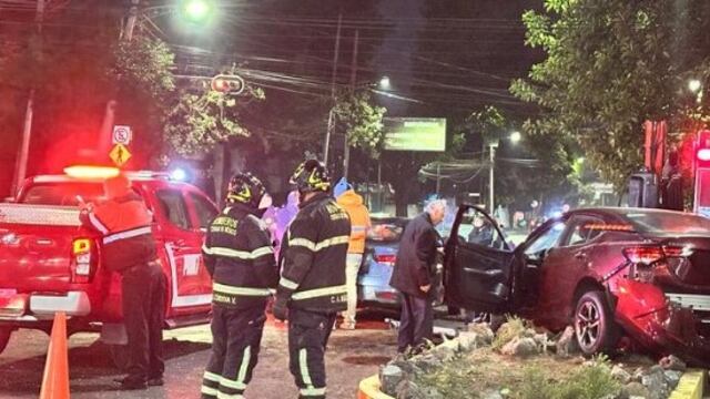 Accidente en Calzada La Viga