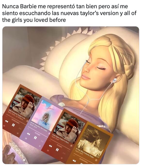 Memes festejan las nuevas canciones de Taylor Swift para festejar el inicio de The Eras Tour