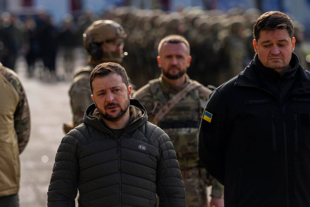 Volodymir Zelensky, presidente de Ucrania
