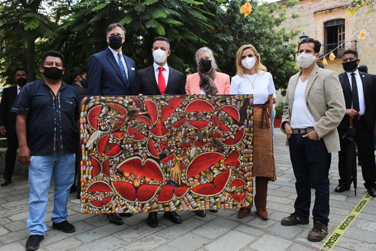 Christopher Landau y Alejandro Murat