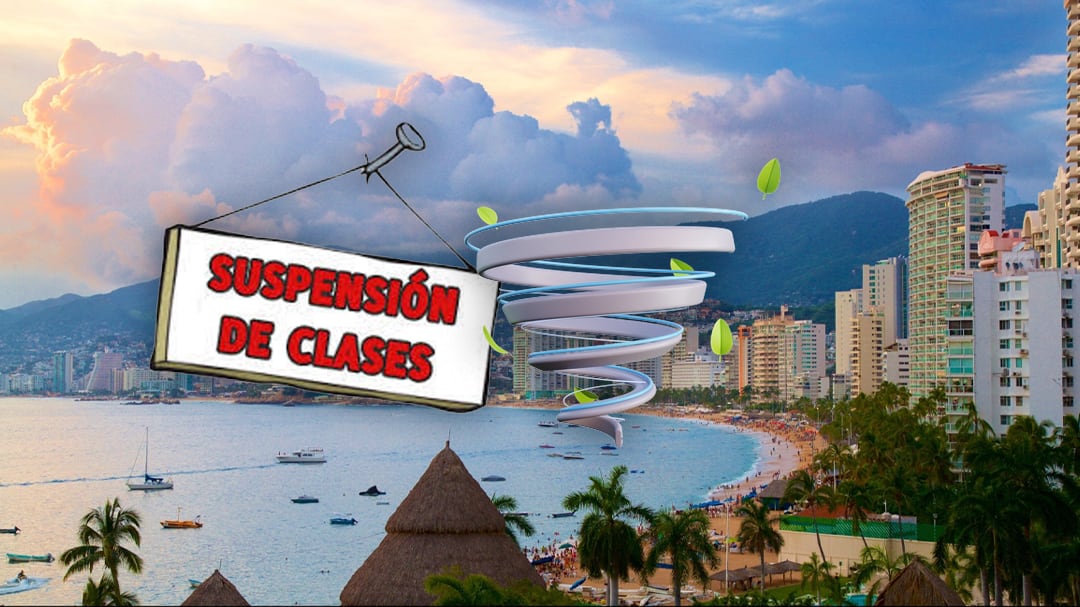 Acapulco y Costa Grande suspenden clases ante la llegada de Simón