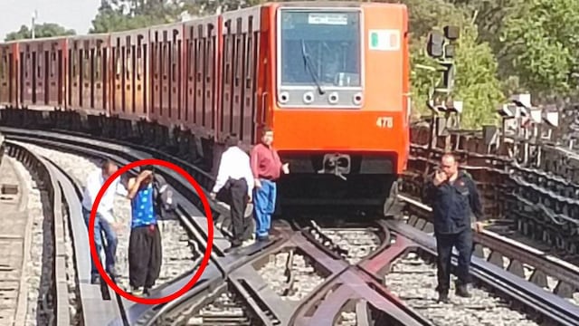 Retiran a persona en vías de Velódromo Línea 9