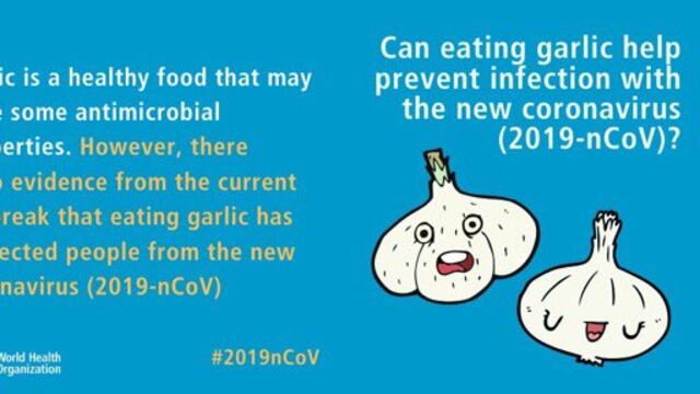 Advierte OMS que ningún remedio casero previene o cura el coronavirus