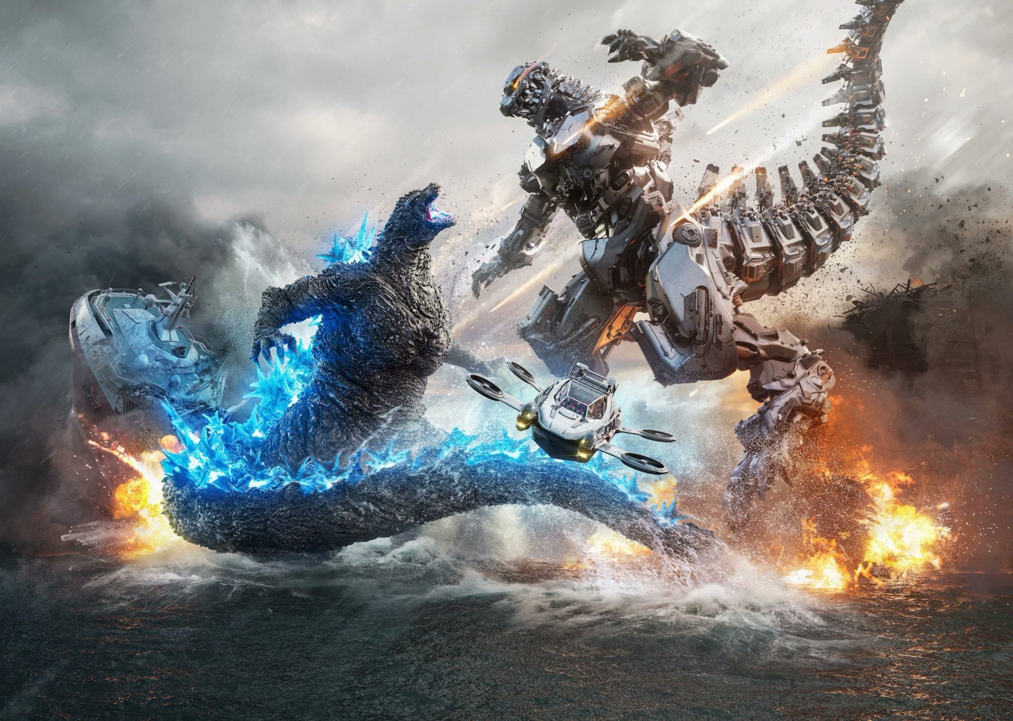 Así se ve Mechagodzilla de Godzilla Minus One, un diseño para un parque de atracciones en Japón