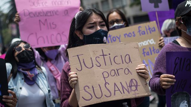 Protesta feminicidio en CDMX